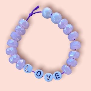 Cute pink love bracelet